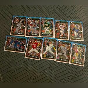 2024 - Rookie Mlb Trading card lot of 10